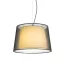 ESPLANADE závěsná transparentní černá/bílá chrom 230V LED E27 15W