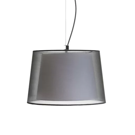 ESPLANADE závěsná transparentní černá/bílá chrom 230V LED E27 15W