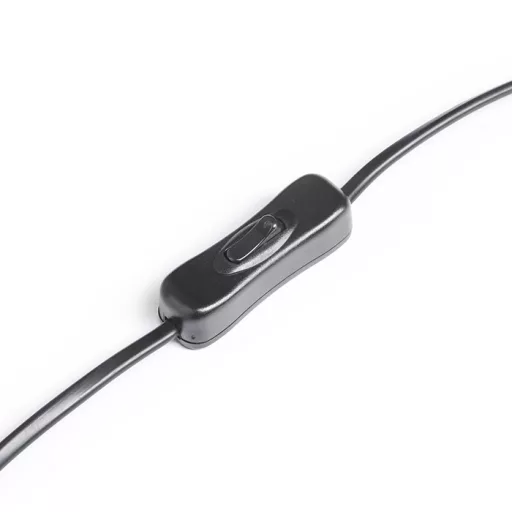 ESPLANADE asztali lámpa átlátszó fekete/fehér króm 230V LED E27 15W