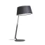 RITZY asztali lámpa fekete króm 230V LED E27 15W