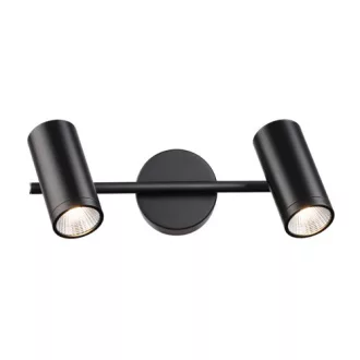   BOGARD II nástěnná matná černá 230V LED 2x5W 40° 3000K