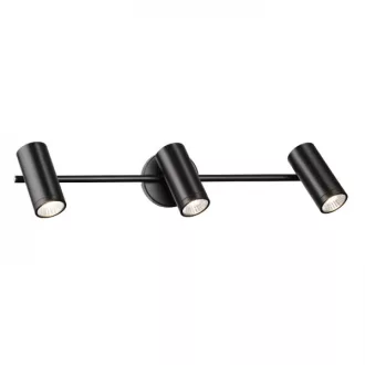   BOGARD III nástěnná matná černá 230V LED 3x5W 40° 3000K