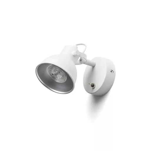 ROSITA I nástěnná bílá/stříbrnošedá 230V LED GU10 9W