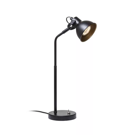 ROSITA asztali lámpa fekete/aranysárga  230V LED GU10 9W