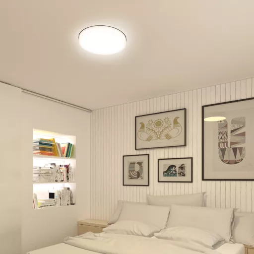 COIMBRA süllyesztett lámpa fekete 230V LED 24W 3000K