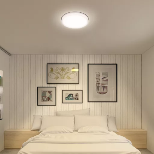 COIMBRA süllyesztett lámpa fekete 230V LED 24W 3000K