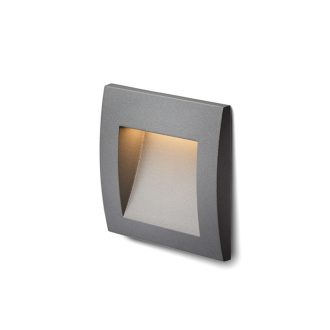   RENDL R12534 GORDIQ LED kültéri lámpa, falba süllyesztett IP65 antracit