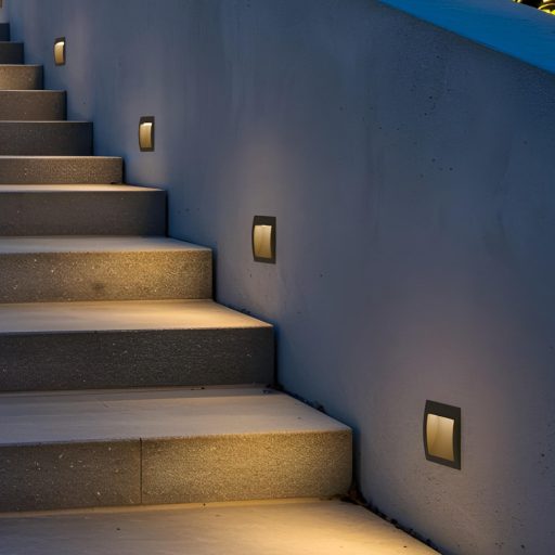 RENDL R12536 GORDIQ LED kültéri lámpa, falba süllyesztett IP65 antracit