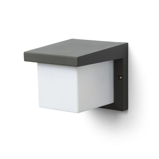 RENDL R12560 HIDE kültéri lámpa, szögletes fali IP44 antracit