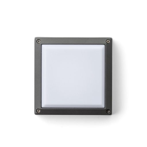 RENDL R12563 DELTA kültéri lámpa, szögletes fali IP54 antracit