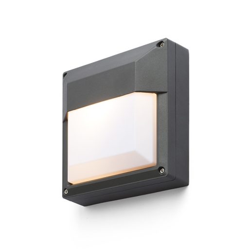 RENDL R12566 DELTA kültéri lámpa, szögletes fali IP54 antracit