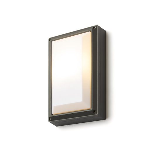 RENDL R12567 DELTA kültéri lámpa, szögletes fali IP54 antracit