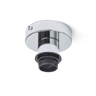 SOLO R stropní základna chrom 230V LED E27 15W