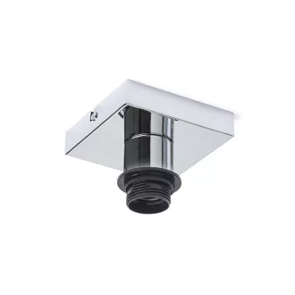 SOLO SQ stropní základna chrom 230V LED E27 15W