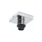 SOLO SQ stropní základna chrom 230V LED E27 15W
