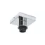 SOLO SQ stropní základna chrom 230V LED E27 15W