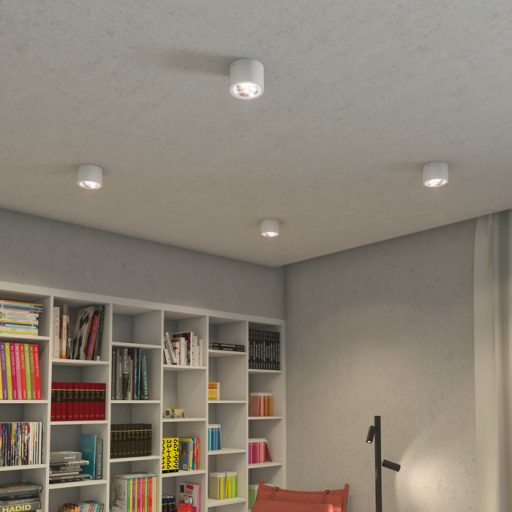 RENDL R12633 KELLY LED felületre szerelhető lámpatest, downlight fehér