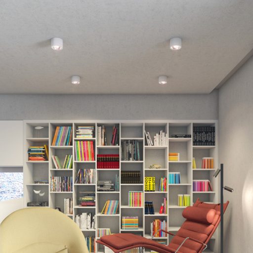 RENDL R12633 KELLY LED felületre szerelhető lámpatest, downlight fehér