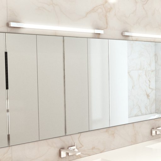 RENDL R12640 AMENITY LED fali lámpa, fürdőszoba IP44 króm