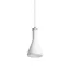 PULIRE CON závěsná opálové sklo/dřevo/chrom 230V LED E14 6W