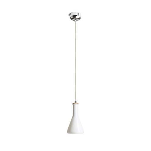 RENDL R12663 PULIRE függőlámpatest, üveg opálüveg/fa/króm