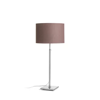 EDIKA asztali lámpa barna matt nikkel 230V LED E27 15W