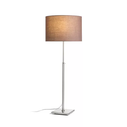 EDIKA asztali lámpa barna matt nikkel 230V LED E27 15W