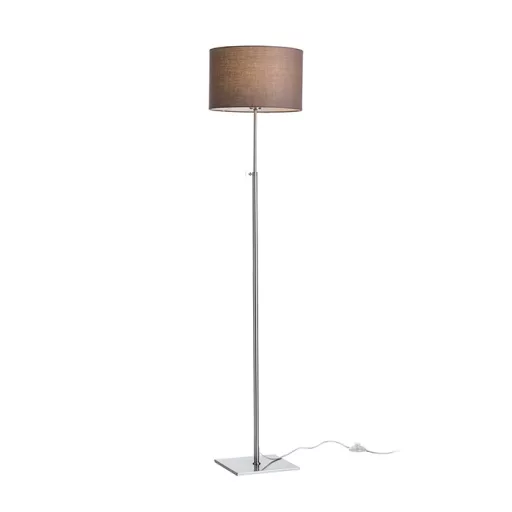 EDIKA állólámpa barna matt nikkel 230V LED E27 15W