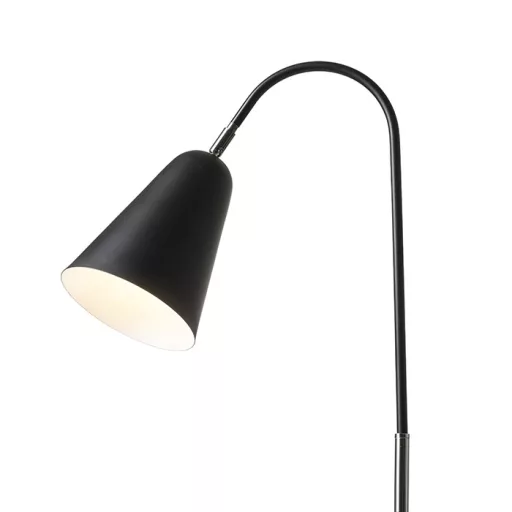 GARBO stolní černá chrom 230V LED E27 15W