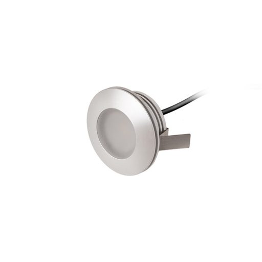 RENDL R12685 CLUB LED kültéri lámpa, falba süllyesztett IP54 ezüstszürke
