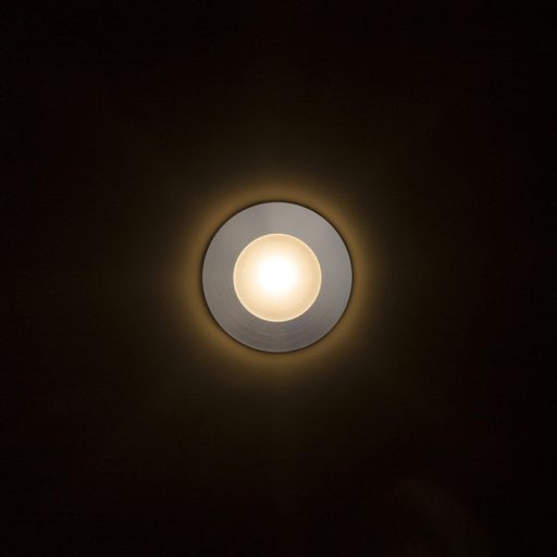 RENDL R12685 CLUB LED kültéri lámpa, falba süllyesztett IP54 ezüstszürke