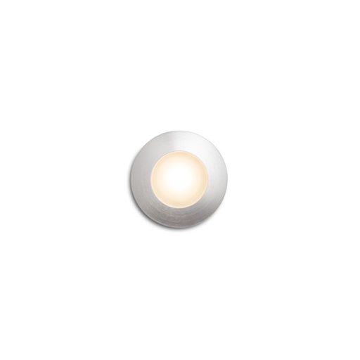 RENDL R12685 CLUB LED kültéri lámpa, falba süllyesztett IP54 ezüstszürke