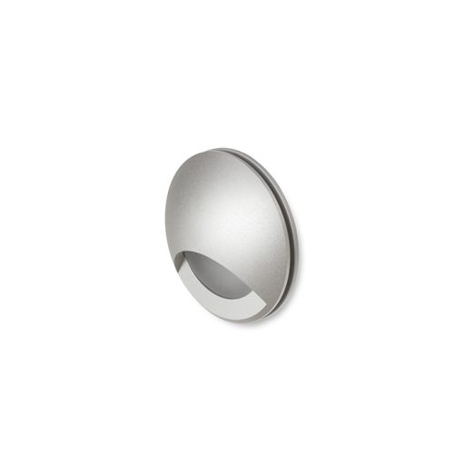 RENDL R12686 CLUB LED kültéri lámpa, falba süllyesztett IP54 ezüstszürke