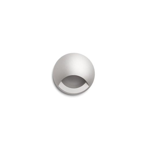 RENDL R12686 CLUB LED kültéri lámpa, falba süllyesztett IP54 ezüstszürke
