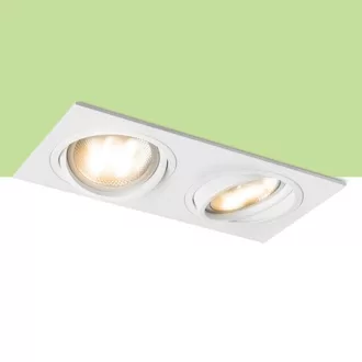 PASADENA G53 SQ II  fehér  230V LED G53 2x15W