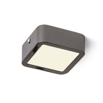   RENDL R12806 HUE LED felületre szerelhető lámpatest, műszaki fekete króm