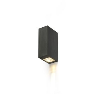   RENDL R12828 NICK LED kültéri lámpa, fel-le világító IP54 fekete elox