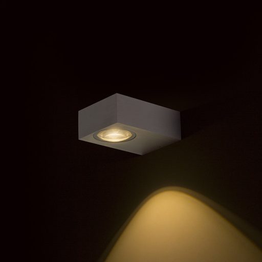 RENDL R12829 KORSO LED kültéri lámpa, fel-le világító IP54 szálcsiszolt alumínium