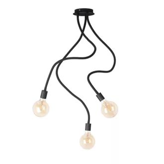LOYD E27 III závěsná černá 230V LED E27 3x15W