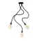 LOYD E27 III függőlámpa fekete 230V LED E27 3x15W