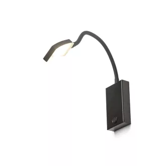 FRISCO W nástěnná černá 230V LED 4.2W 120° 3000K