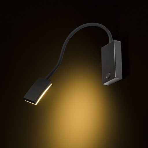 RENDL R12942 FRISCO LED spot lámpa, hajlítható nyak fekete