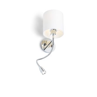  RENDL R12955 VERSINA LED fali lámpa, kombinált fehér króm