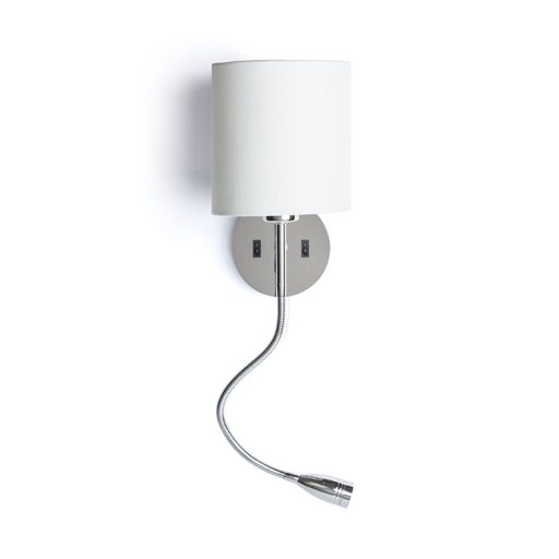 RENDL R12955 VERSINA LED fali lámpa, kombinált fehér króm