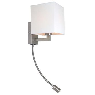   RENDL R12956 TAINA LED fali lámpa, kombinált fehér matt nikkel