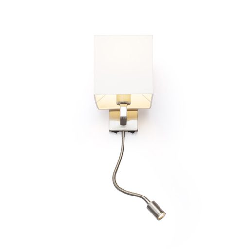 RENDL R12956 TAINA LED fali lámpa, kombinált fehér matt nikkel