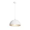 CARISSIMA 40 závěsná matná bílá/stříbrnošedá 230V LED E27 15W