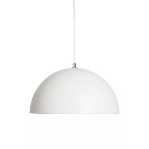 CARISSIMA 40 závěsná matná bílá/stříbrnošedá 230V LED E27 15W