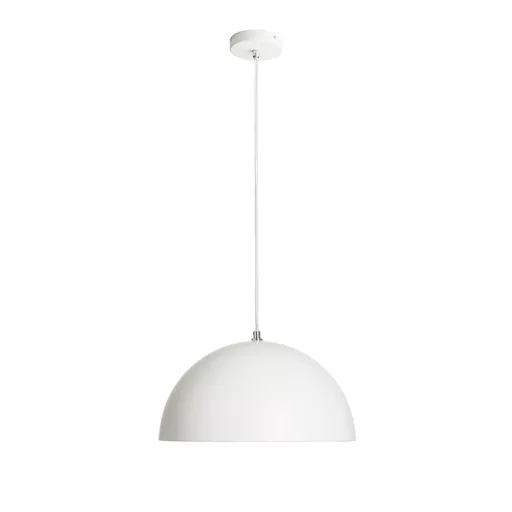 CARISSIMA 40 závěsná matná bílá/stříbrnošedá 230V LED E27 15W