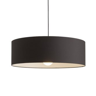   RENDL R13052 RON lámpabúra, univerzális lámpaernyők Polycotton fekete/fehér PVC